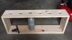 DIY Centerpiece ready for stain and paint