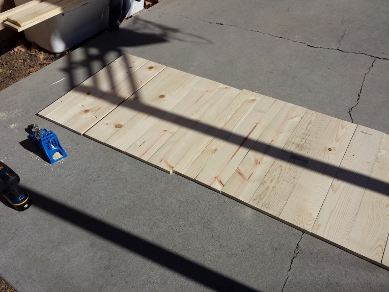 Barndoor headboard panels