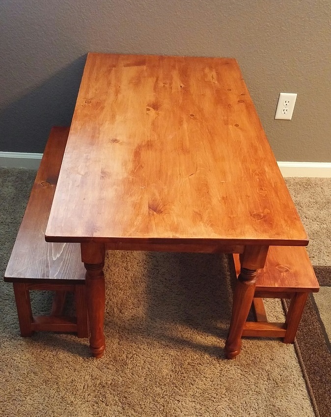 DIY Kids benches top