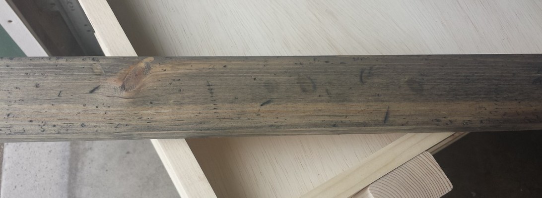 Make distressed lumber