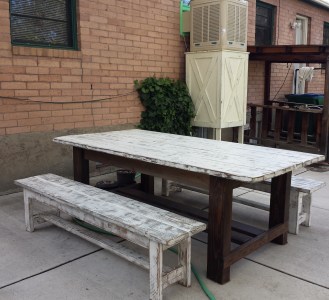 Table and cooler stand