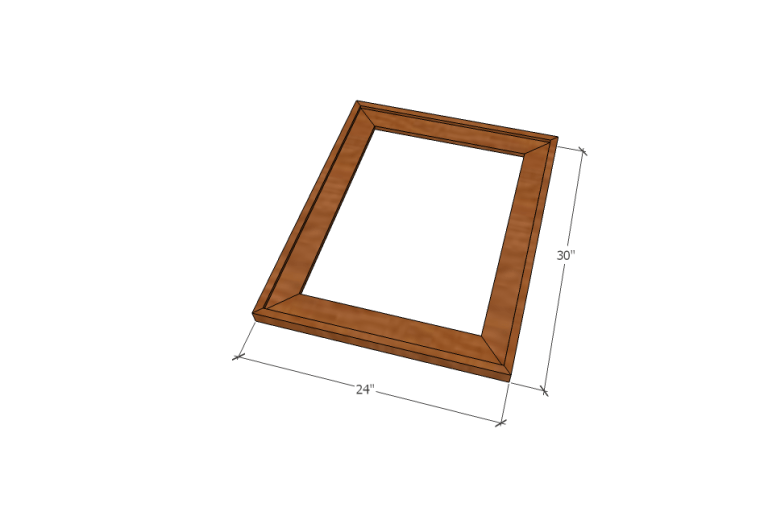 Farmhouse Frame Front elevation