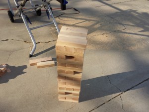 DIY GIANT JENGA