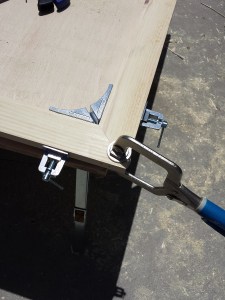 Step 6b glue and screw