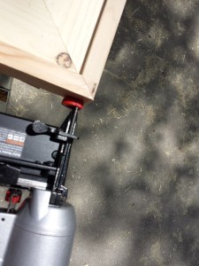 Step 8c clamp and nail edges