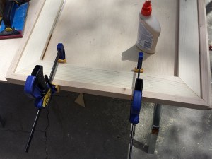 Step 8f clamp and nail edges